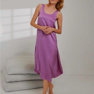 LUNYA SILK TULIP DRESS